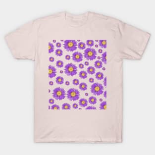 aster flower pattern T-Shirt